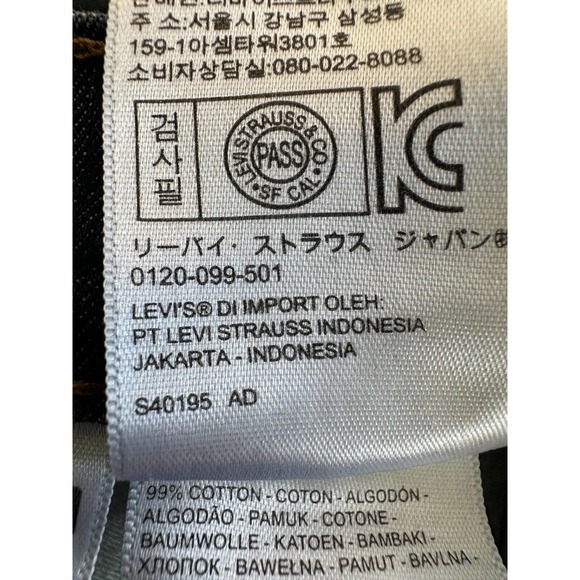 Levi's 511 Navy denim Men size‎ 30 x 32 - Picture 6 of 6